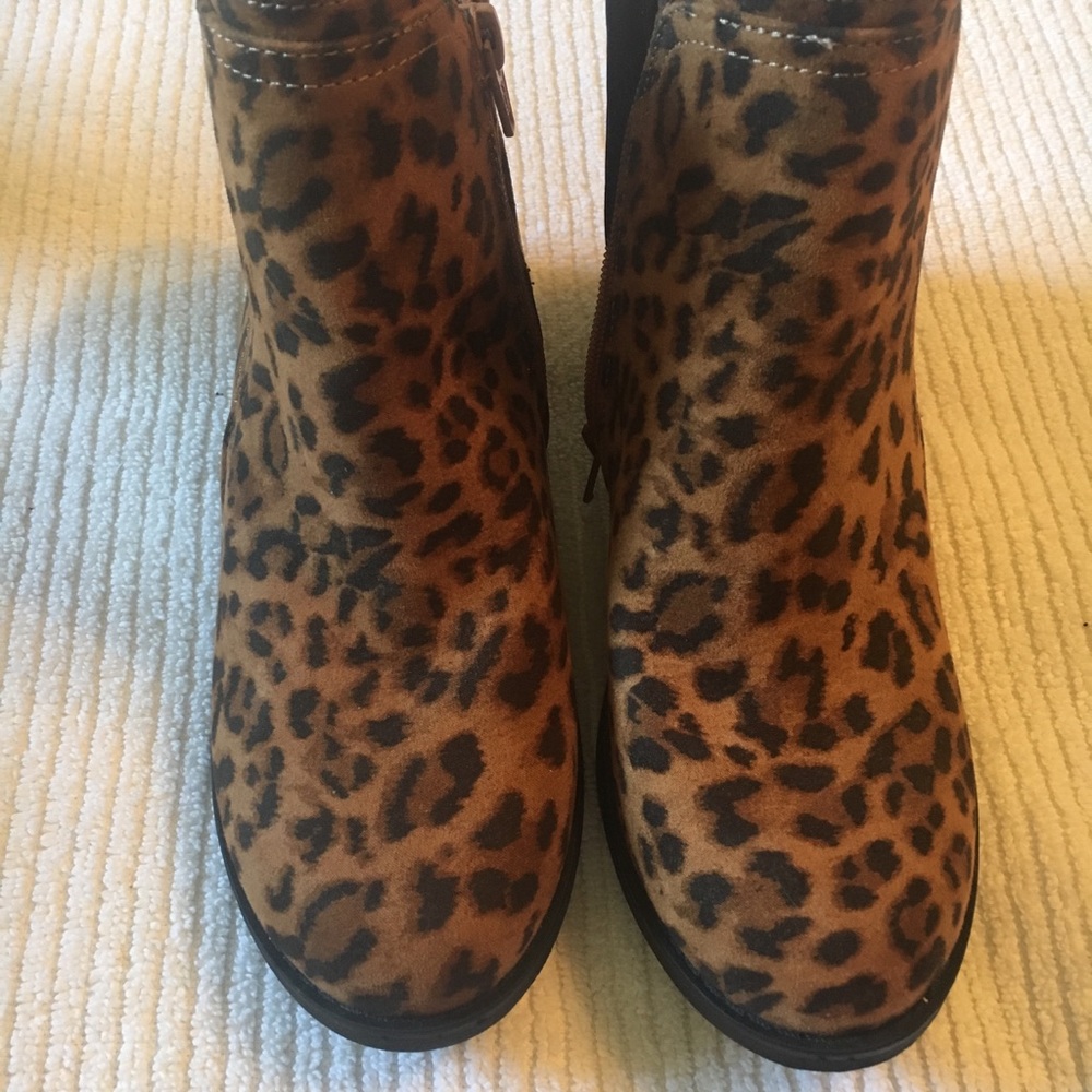 Stevie’s Cheetah Print Short Booties